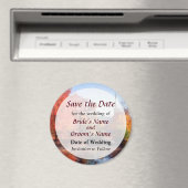 Herbstkirche Save the Date Magnet (In Situ (Geschirrspüler))