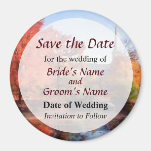 Herbstkirche Save the Date Magnet