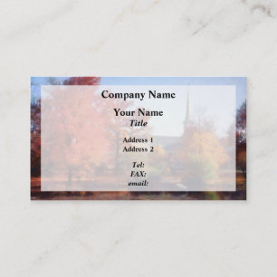 Herbstkirche Visitenkarte