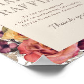 Herbstkleid Arch Tan Kinderdusche Windelwanne Poster (Ecke)