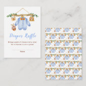 Herbstkleidung Boy Baby Dusche Begleitkarte (Vorne/Hinten)