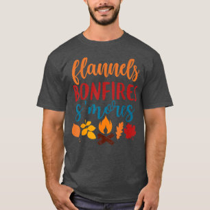 Herbstkleidung, Flannels Bonfire Smoore, Herbst T-Shirt