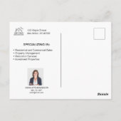 Herbstklient Real Anwesen Marketing Fall Postkarte (Rückseite)