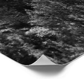 Herbstklimax B/W Poster (Ecke)