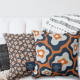 Herbstkobalt Blues Egg Makro Blume Individuelle Na Kissen