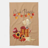 Herbstkochhalter Geschirrtuch (Vertikal)