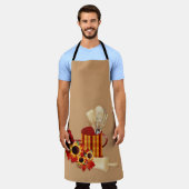 Herbstkochhalter Schürze (Getragen)