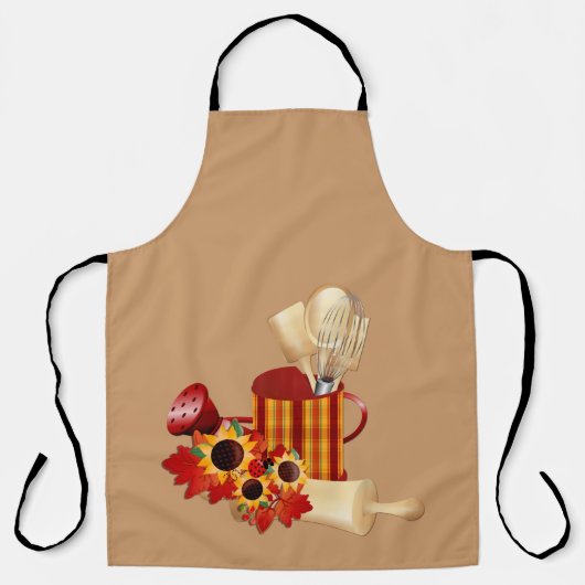 Herbstkochhalter Schürze (Vorderseite)