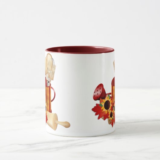 Herbstkochhalter Tasse (Zentrum)