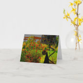 Herbstkollektionanmerkungskarte Karte (Gelbe Blume)