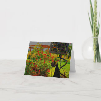 Herbstkollektionanmerkungskarte Karte