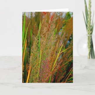 Herbstkollektionanmerkungskarte Karte