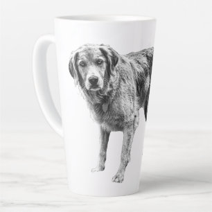 Herbstkomfort mit Schwarzen Dog Design Milchtasse
