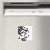 Herbstkönigin Magnet (In Situ (Geschirrspüler))