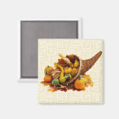 Herbstkorb Magnet (Vorderseite/Rückseite)