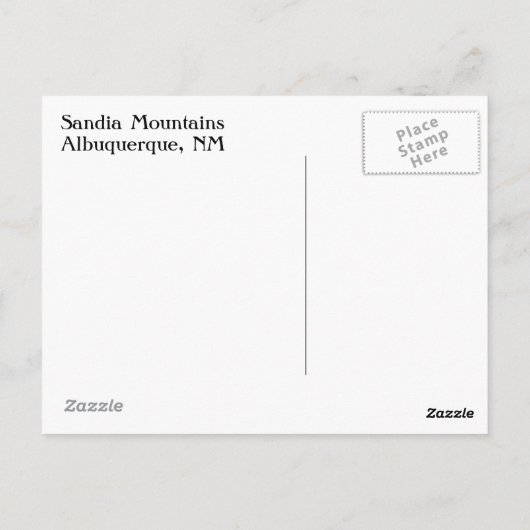 Herbstkornfelder Postkarte (Rückseite)