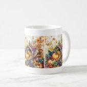 Herbstkornucopia-Tasse Kaffeetasse (VorderseiteRechts)