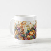 Herbstkornucopia-Tasse Kaffeetasse (Vorderseite Links)