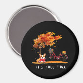 Herbstkostüm ist Herbst Y’all Dackel Magnet (Vorderseite/Rückseite)