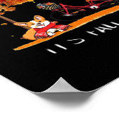 Herbstkostüm ist Herbst Y’all Dackel Poster (Ecke)