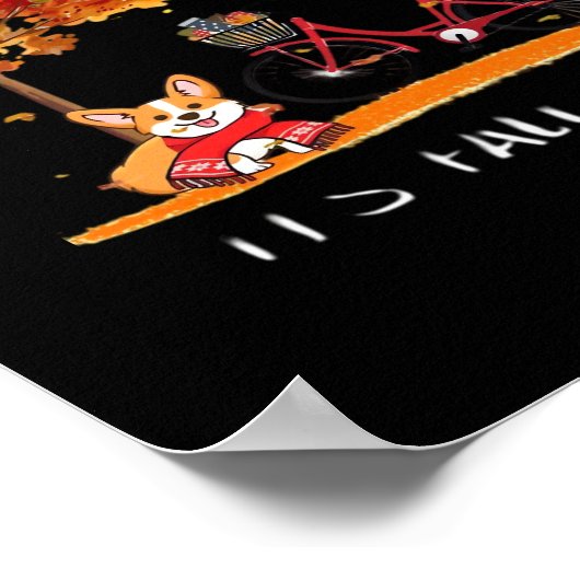 Herbstkostüm ist Herbst Y’all Dackel Poster (Ecke)