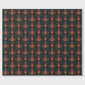 Herbstkrähen Geschenkpapier (Flach)