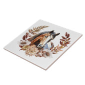 Herbstkranz des hübschen Baie-Paint Fliese (Seite)