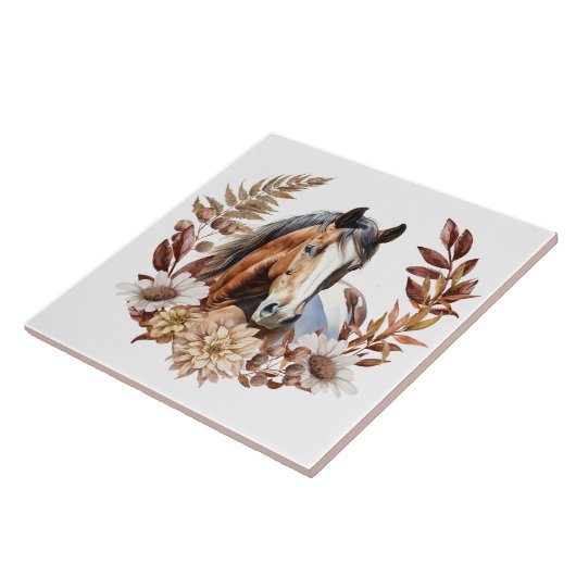 Herbstkranz des hübschen Baie-Paint Fliese (Seite)