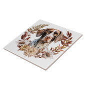 Herbstkranz des Kurzpointer Fliese (Seite)