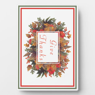 Herbstkranz Fotoplatte