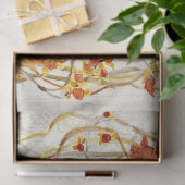 Herbstkranz Herbstlaube Rustikales Stallholz Seidenpapier (Geschenk)