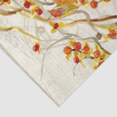 Herbstkranz Herbstlaube Rustikales Stallholz Seidenpapier (Detail)