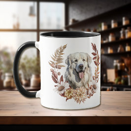 Herbstkranz in den Pyrenäen Tasse