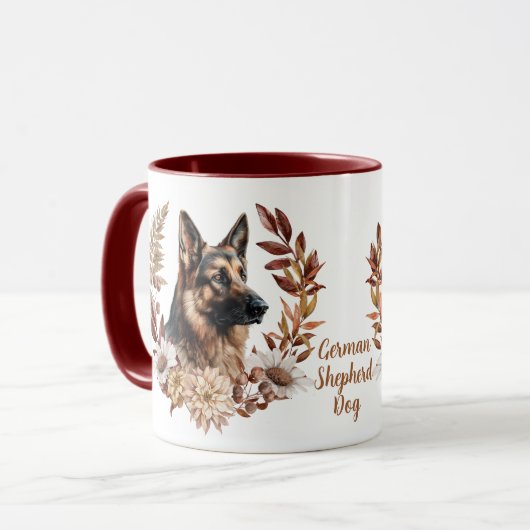 Herbstkranz Tasse (Vorderseite Links)