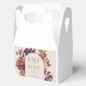 Herbstkreide Arch Pink Babydusche in der Liebe fal Geschenkschachtel (Geöffnet)