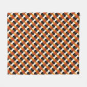 Herbstkreis-Tessellation Fleecedecke (Vorderseite (Horizontal))