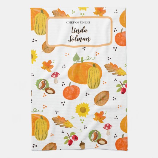 Herbstküche Handtücher mit Pumpkins (Vertikal)