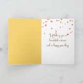 Herbstküche mit Scarf Karte (Innenseite)