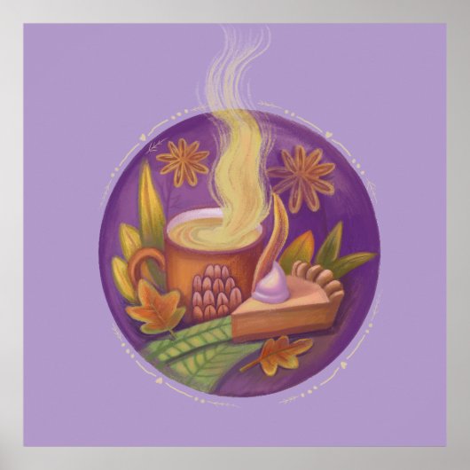 Herbstkuchen Poster (Vorne)