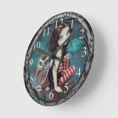 Herbstkugel Faiasy Fantasy Kunstmuseum Monte San G Runde Wanduhr (Winkel)