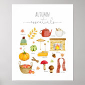 Herbstkunstdruck - Wandkunstdekor Poster (Vorne)