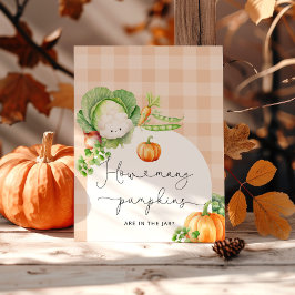 Herbstkürbis aus heimischer Anbaufläche wie viele  Poster