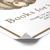 Herbstkürbis Babyduschbücher für Säuglinge Poster (Ecke)