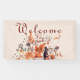 Herbstkürbis Babydusche Banner
