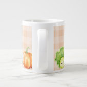 Herbstkürbis-Babydusche Jumbo-Tasse (Rückseite)