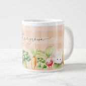 Herbstkürbis-Babydusche Jumbo-Tasse (Vorderseite Rechts)