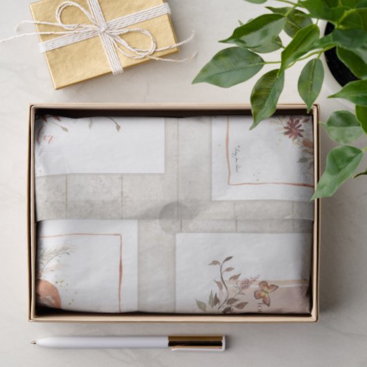 Herbstkürbis Blätter Entdeckungsreise Seidenpapier (Geschenk)