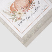 Herbstkürbis Blätter Entdeckungsreise Seidenpapier (Ausschnitt)