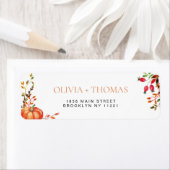 Herbstkürbis: Blumenzellenlabel (Insitu)