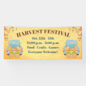 Herbstkürbis Erntefest Banner (Horizontal)